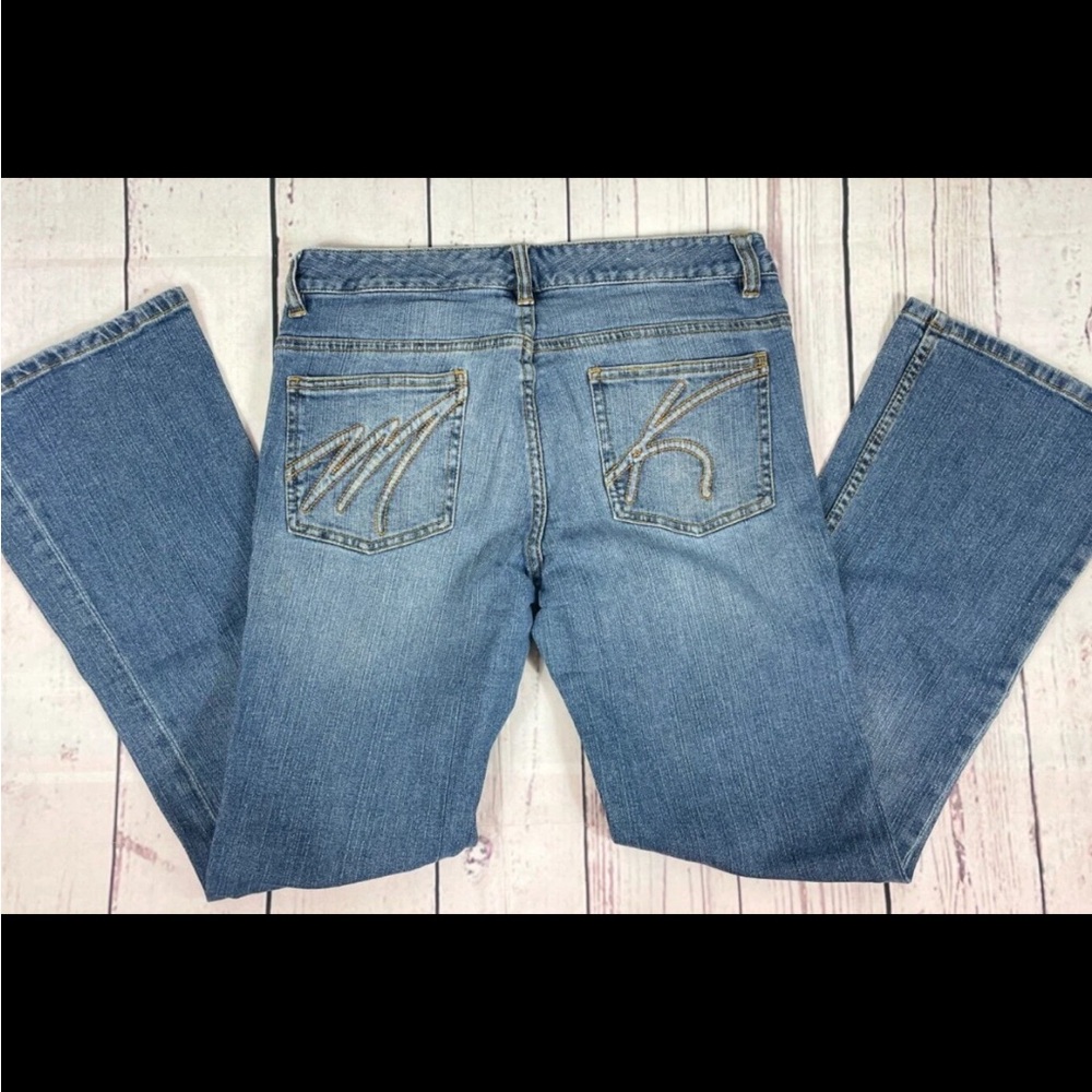 Michael Kors Medium Wash Stretch Bootcut Jeans - Size 8